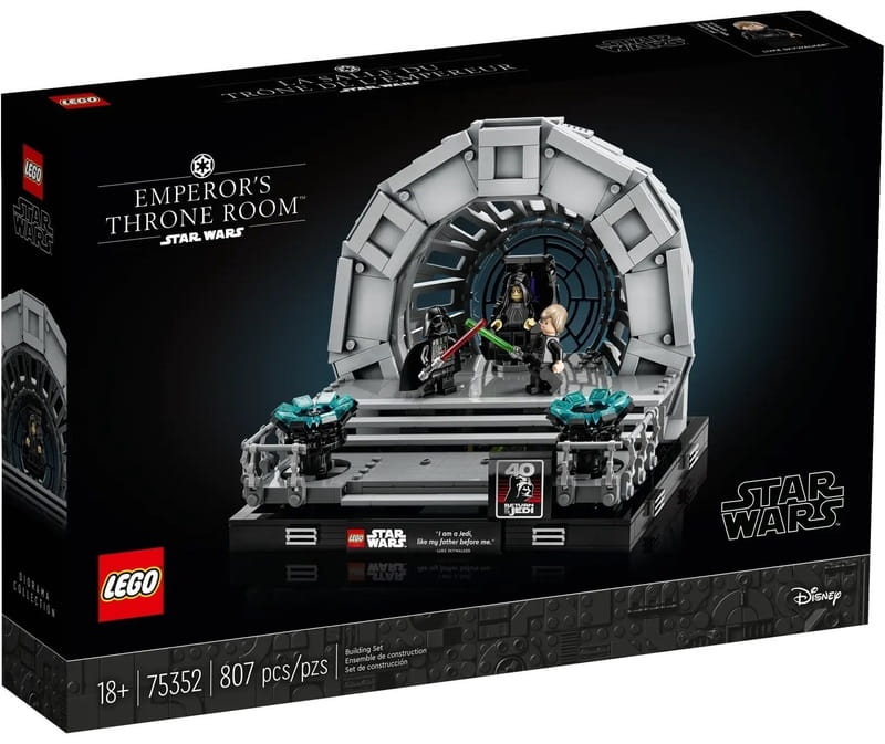 Конструктор LEGO Star Wars Диорама «Тронный зал императора» (75352)
