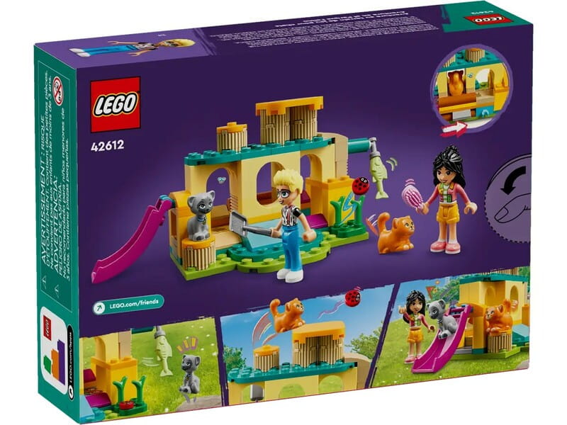 Конструктор LEGO Friends Приключения на кошачьей игровой площадке (42612)