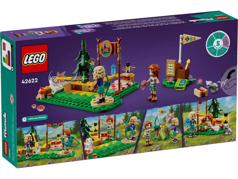 Конструктор LEGO Friends Стрільбище у пригодницькому таборі (42622)