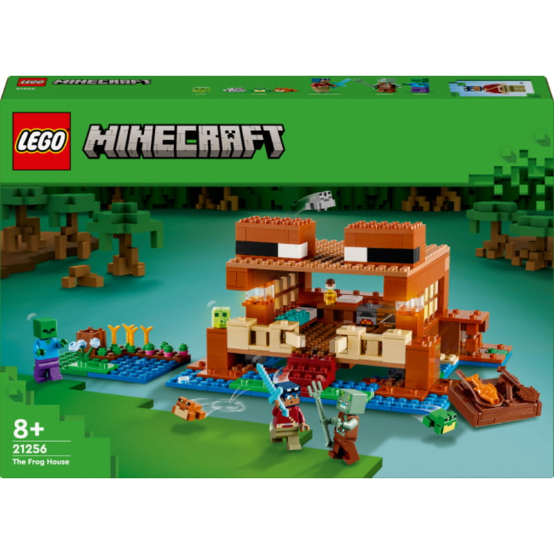 Конструктор LEGO Minecraft Дом в форме лягушки (21256)