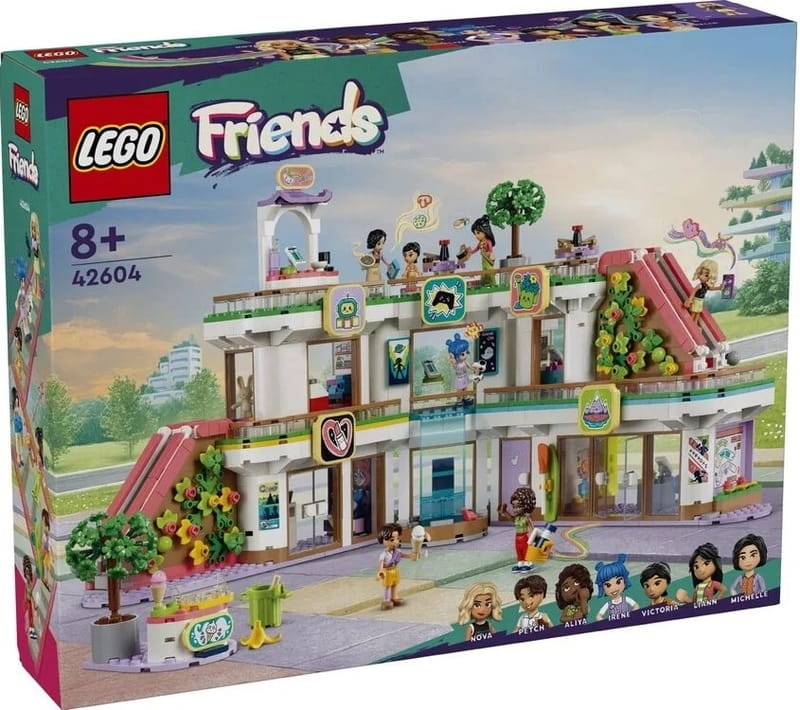 Конструктор LEGO Friends Торговельний центр у Хартлейк-Сіті (42604)