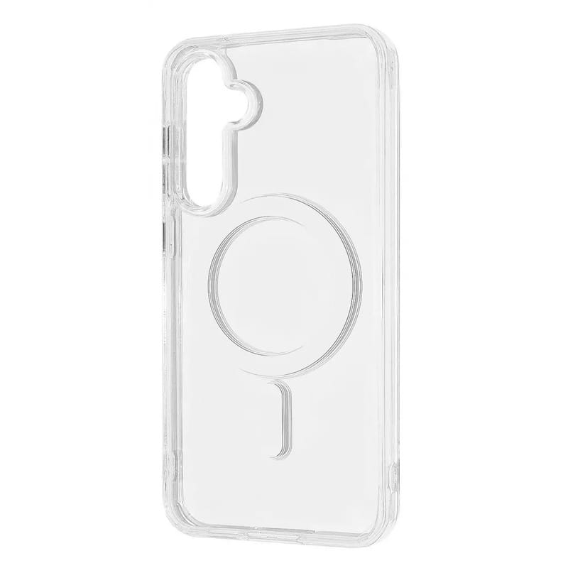 Чeхол-накладка Wave Clear Case (PC+TPU) with Magnetic Ring для Samsung Galaxy S24 SM-S921 Transparent