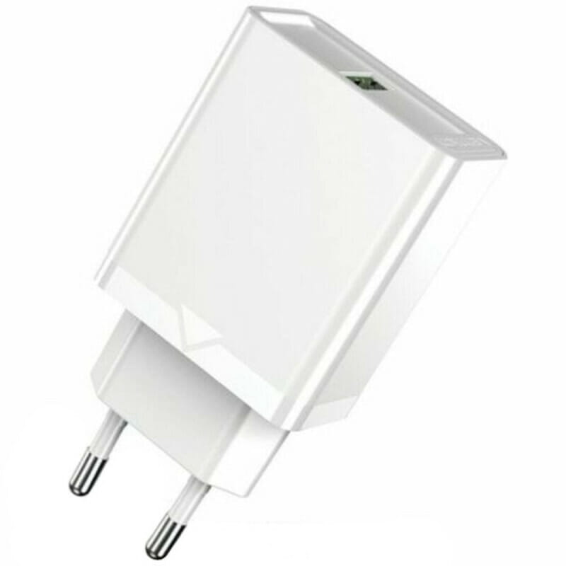 Мережевий зарядний пристрій Vention USB Type A + QC3.0 (18W), White (FABW0-EU)