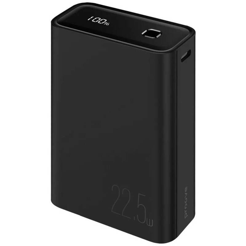 Універсальна мобільна батарея Proove Hyper Flux 22.5W 20000mAh Black (PBH220120001)