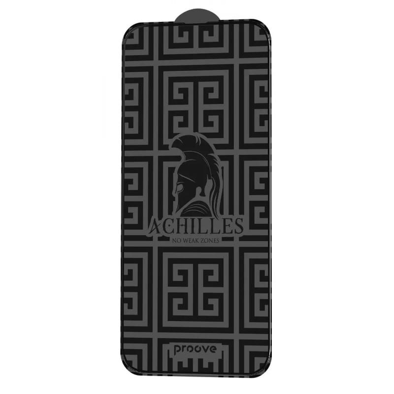 Защитное стекло Proove Achilles для Apple iPhone 16 Black (PGPAIP160001)