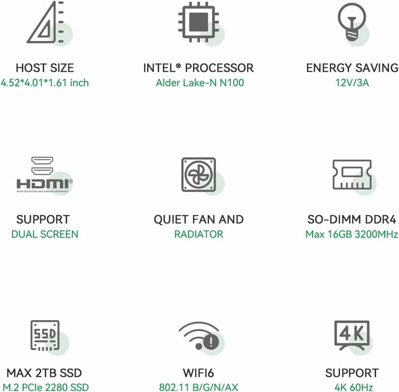 Неттоп Trigkey Green G4 (Z000000869257)