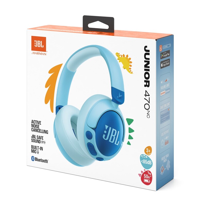 Bluetooth-гарнітура JBL Junior 470NC Blue (JBLJR470NCBLU)