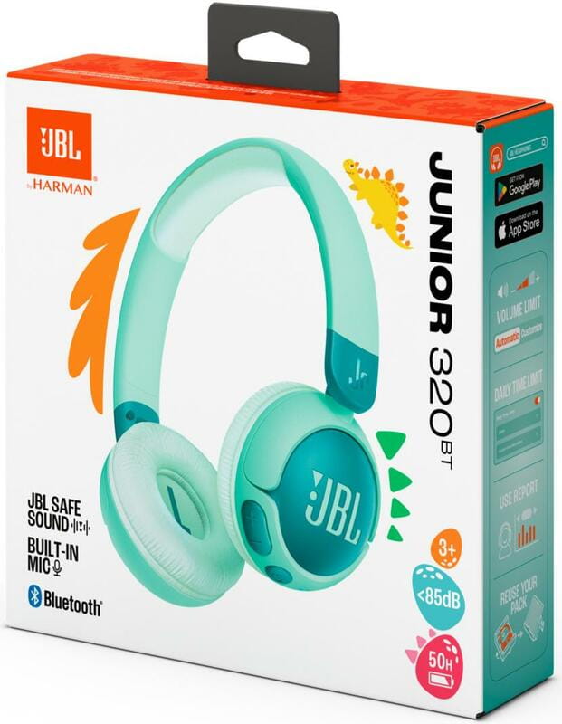 Bluetooth-гарнитура JBL JR320BT Green (JBLJR320BTGRN)