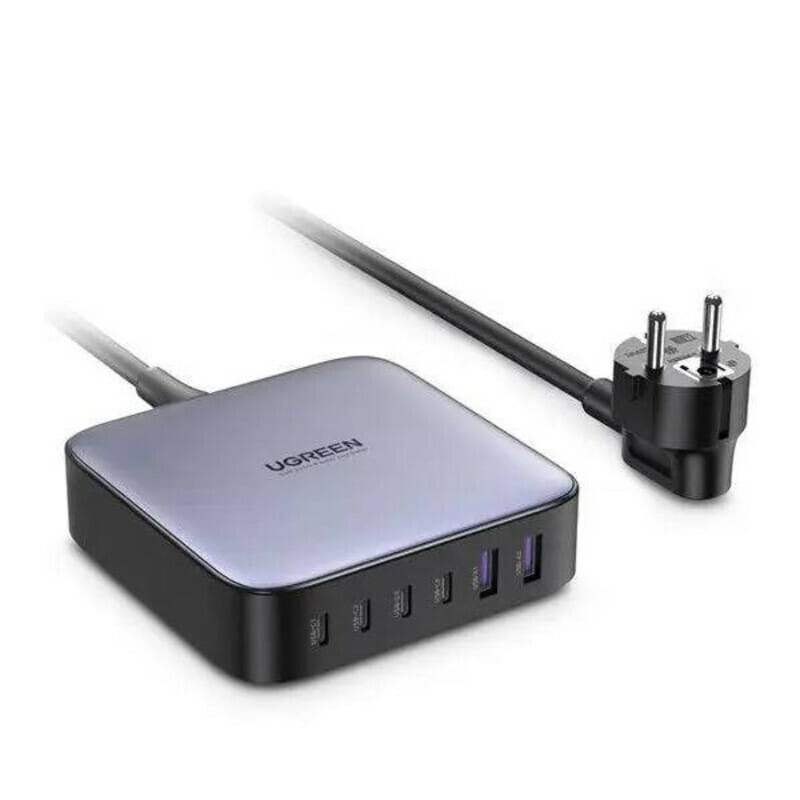 Зарядное устройство Ugreen CD271 200W (4хUSB-C+2xUSB-A) Black (40914)