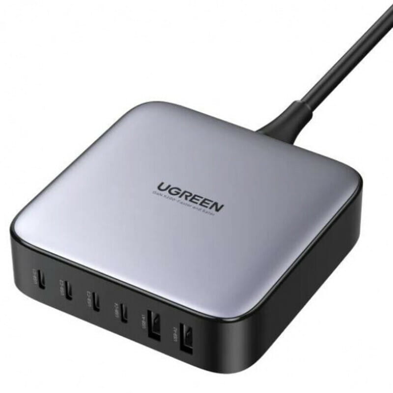 Зарядное устройство Ugreen CD271 200W (4хUSB-C+2xUSB-A) Black (40914)