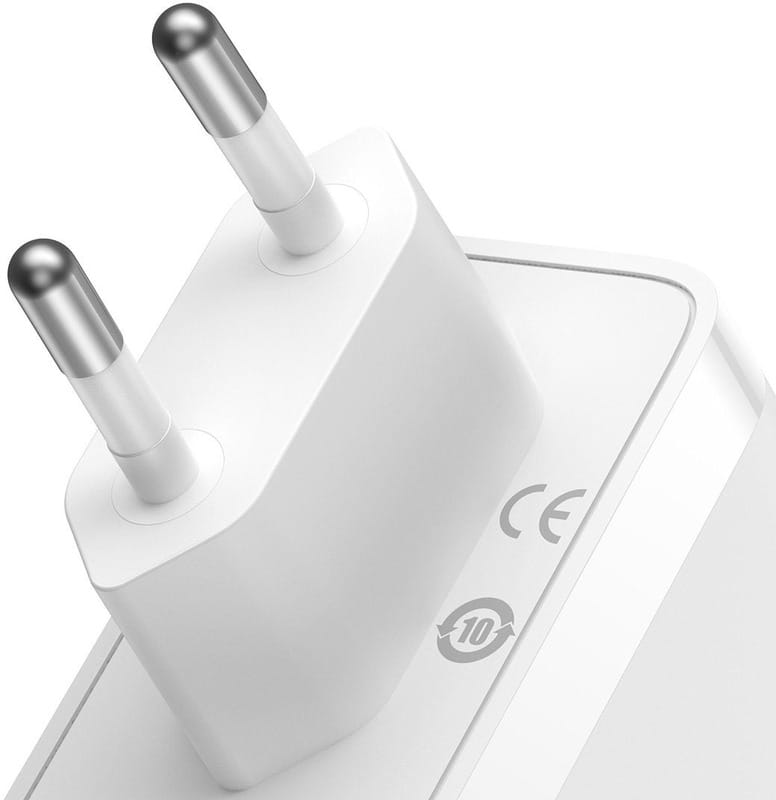 Мережевий зарядний пристрій Baseus GaN5 Pro (3USB, 5A) 140W White (CCGP100202) + кабель Type-C to Type-C
