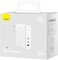 Фото - Сетевое зарядное устройство Baseus GaN5 Pro (3USB, 5A) 140W White (CCGP100202) + кабель Type-C to Type-C | click.ua