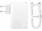 Фото - Сетевое зарядное устройство Baseus GaN5 Pro (3USB, 5A) 140W White (CCGP100202) + кабель Type-C to Type-C | click.ua