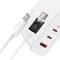 Фото - Мережевий зарядний пристрій Baseus GaN5 Pro (3USB, 5A) 140W White (CCGP100202) + кабель Type-C to Type-C | click.ua