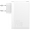 Фото - Сетевое зарядное устройство Baseus GaN5 Pro (3USB, 5A) 140W White (CCGP100202) + кабель Type-C to Type-C | click.ua