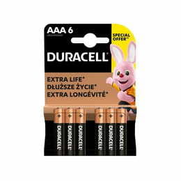 Батарейка Duracell MN2400 AAA/LR03 BL 6шт