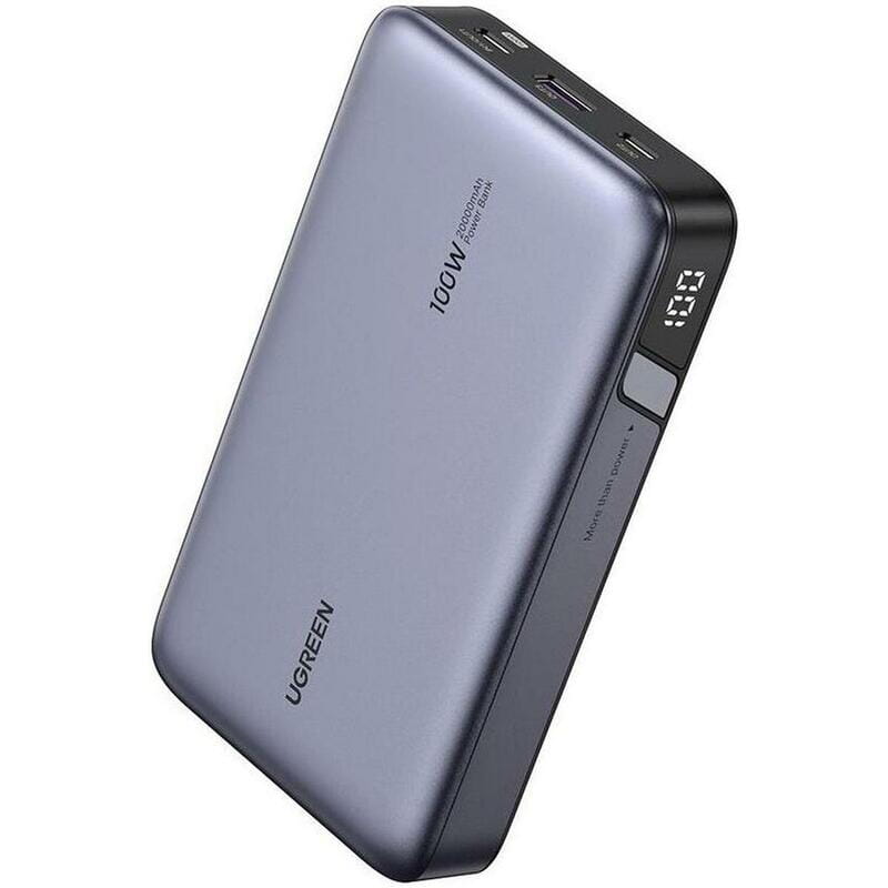 Универсальная мобильная батарея Ugreen PB720 20000mAh 100W Two-way FC Gray (25188)