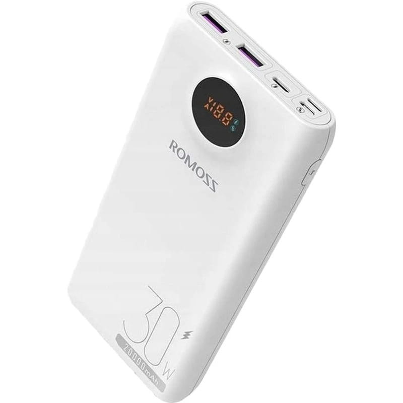 Універсальна мобільна батарея Romoss SW20SPro 20000mAh  White (PSW20-392-1133H)