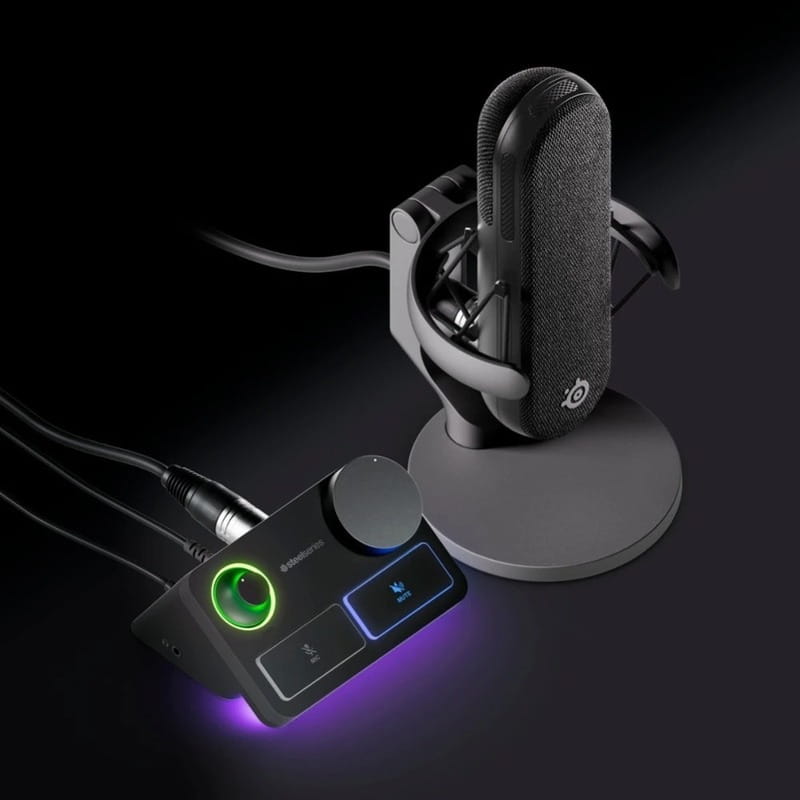 Микрофон SteelSeries Alias Pro RGB XLR Stream Mixer 1 Capsule (61597)