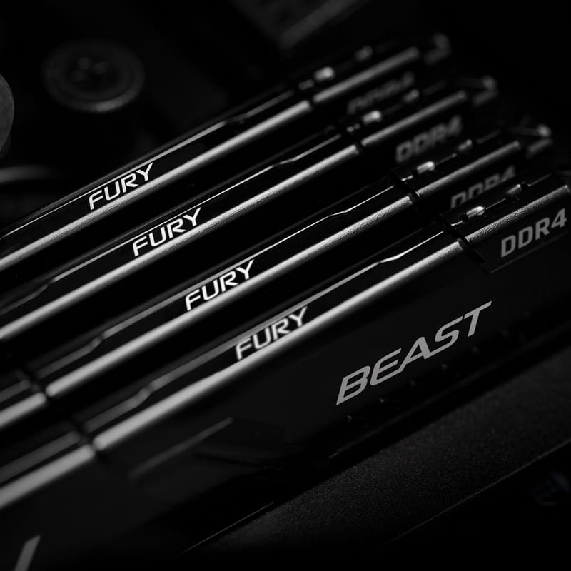 Модуль пам`ятi DDR4 4x16GB/3200 Kingston Fury Beast Black (KF432C16BBK4/64)