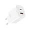Фото - Мережевий зарядний пристрій XO L130 (1USB-С, 1USB, 3А) PD, QC 3.0 White (L130.white) | click.ua