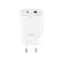 Фото - Мережевий зарядний пристрій XO L130 (1USB-С, 1USB, 3А) PD, QC 3.0 White (L130.white) | click.ua