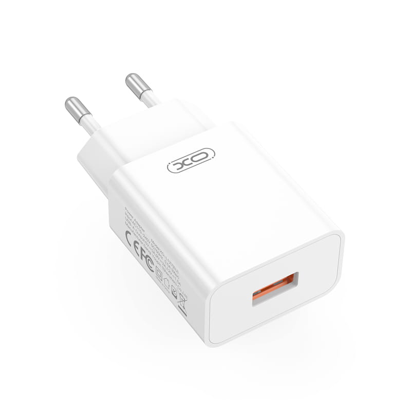 Сетевое зарядное устройство XO L127 (1USB, 3А) QC 3.0 White (L127.white)