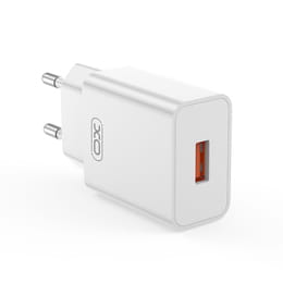 Купить Сетевое зарядное устройство XO L127 (1USB, 3А) QC 3.0 White (L127.white) Сетевое зарядное устройство XO L127 (1USB, 3А) QC 3.0 White (L127.white)