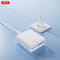 Фото - Сетевое зарядное устройство XO L133 (3USB-С, 3USB, 3А) PD, QC 3.0 White (L133.white) | click.ua