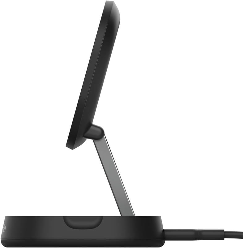 Беспроводное зарядное устройство Belkin Stand Magnetic Qi2 + adapter 15W Black (WIA008BTBK)