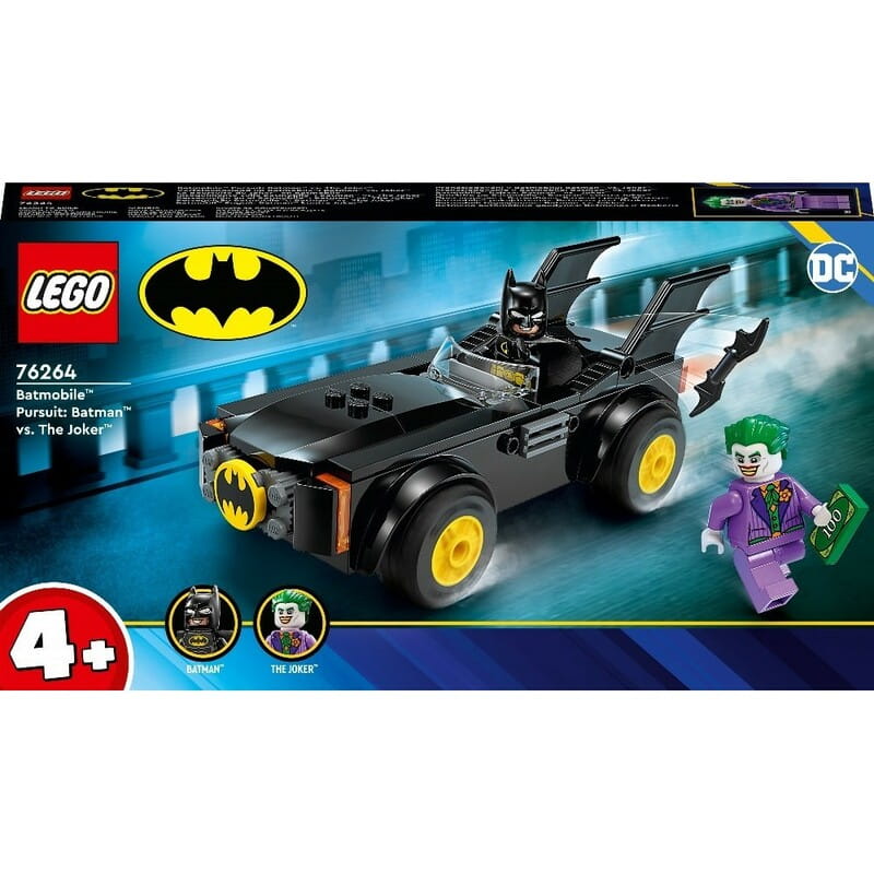 Конструктор LEGO DC Batman Погоня на Бэтмобиле: Бэтмен против Джокера (76264)