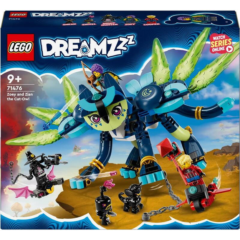 Конструктор LEGO DREAMZzz Зоуи и котосова Зиан (71476)