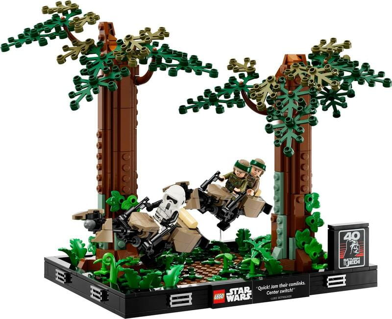 Конструктор LEGO Star Wars Диорама: Погоня на спидере на Эндоре (75353)