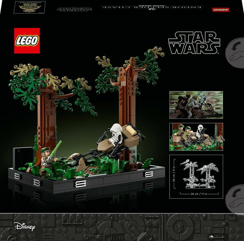 Конструктор LEGO Star Wars Диорама: Погоня на спидере на Эндоре (75353)