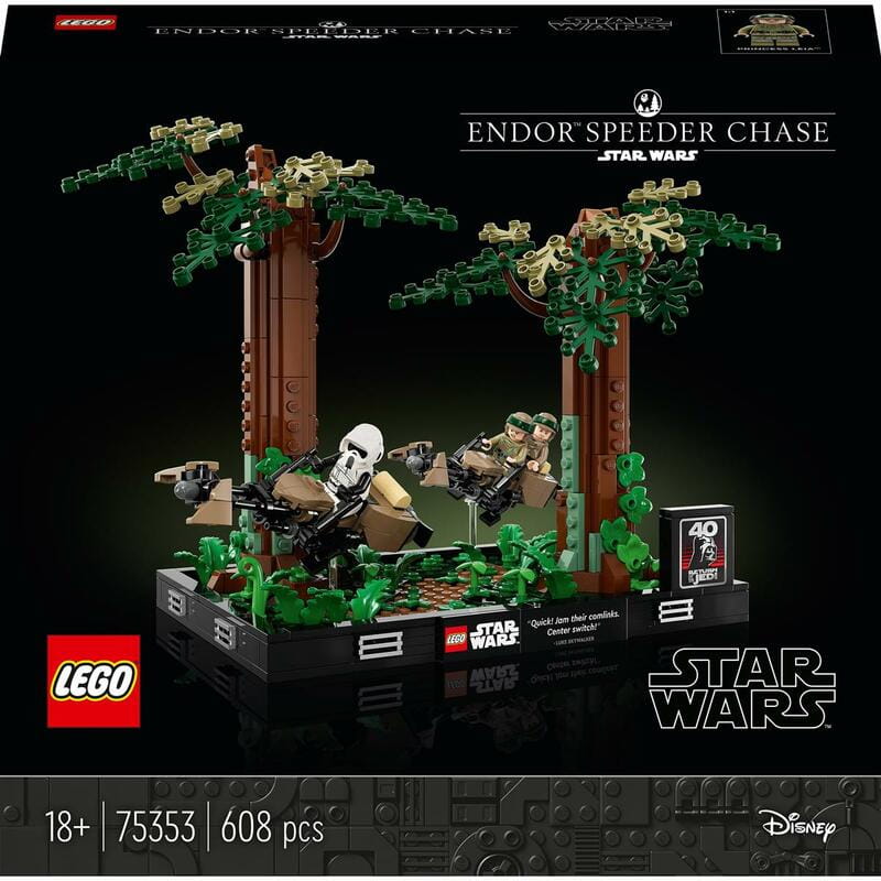 Конструктор LEGO Star Wars Диорама: Погоня на спидере на Эндоре (75353)