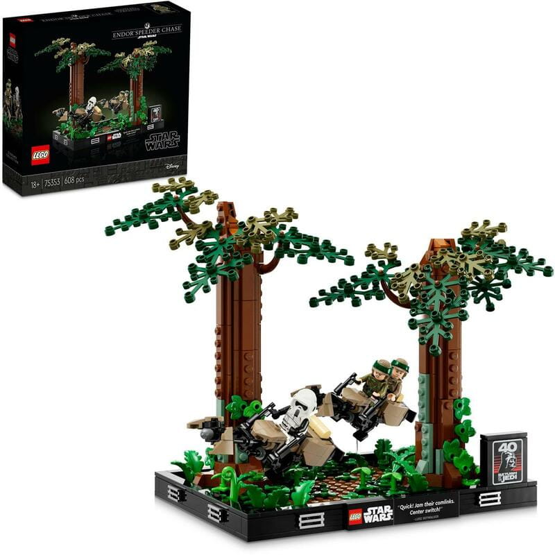 Конструктор LEGO Star Wars Диорама: Погоня на спидере на Эндоре (75353)