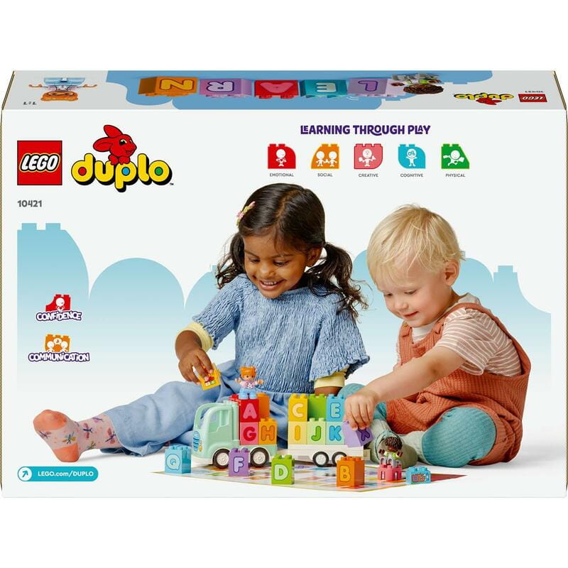 Конструктор LEGO Duplo Town Грузовик с алфавитом (10421)