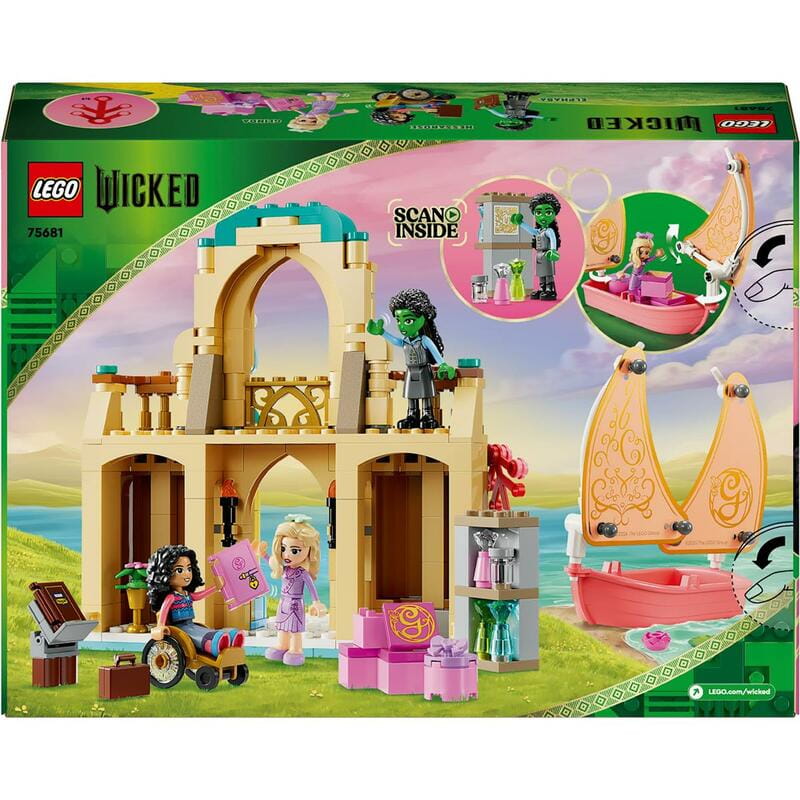 Конструктор LEGO Wicked Ґлінда, Ельфаба та Несароза в Університеті Шиз (75681)