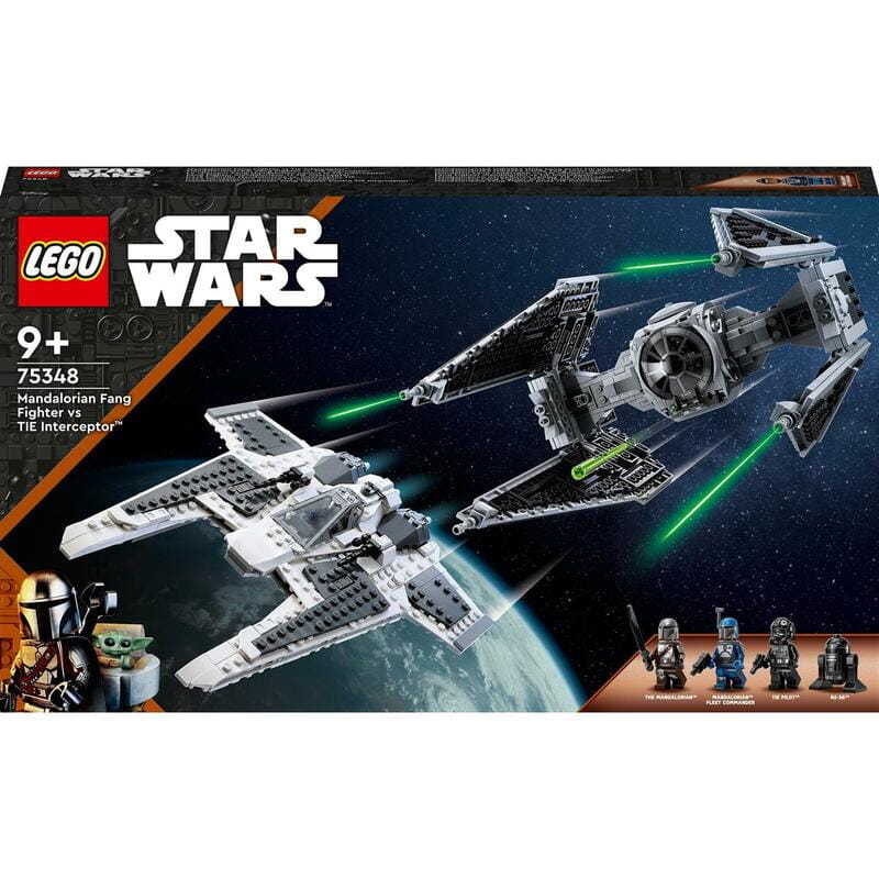 Конструктор LEGO Star Wars Мандалорский истребитель против Перехватчика TIE (75348)