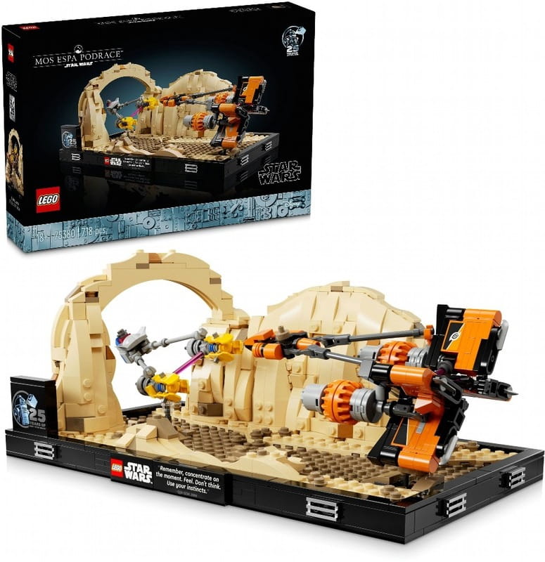 Конструктор LEGO Star Wars Диорама «Mos Espa Podrace» V29 (75380)