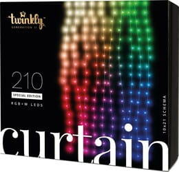 Smart LED гірлянда Twinkly Curtain Wall RGBW Gen II (TWW210SPP-TEU) 210LED, 2.1м, BT+WiFi