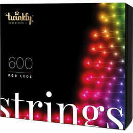 Smart LED гірлянда Twinkly Strings RGB Gen II (TWS600STP-BEU) 600LED, 48м, BT+WiFi