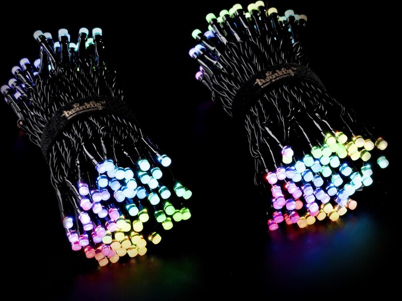 Smart LED гирлянда Twinkly Strings RGBW Gen II (TWS400SPP-BEU) 400LED, 32м, BT+WiFi
