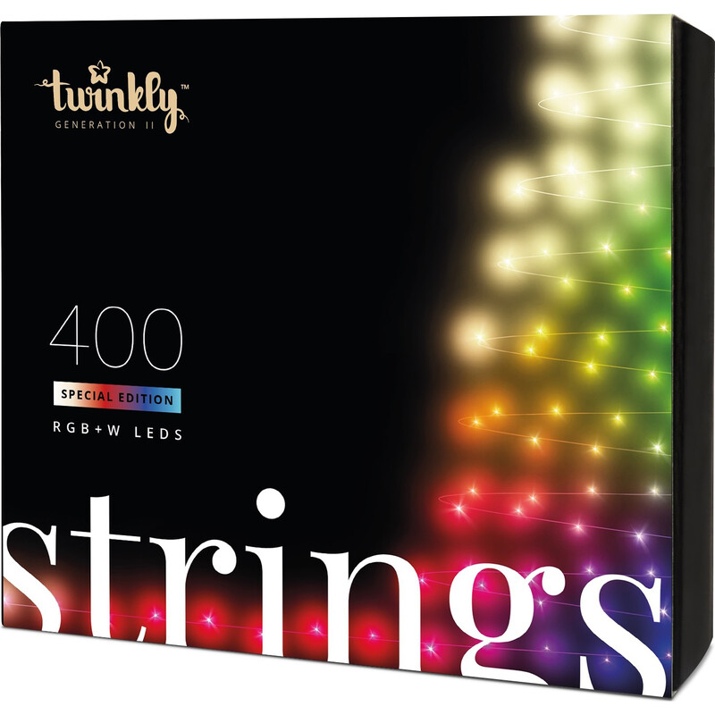 Smart LED гирлянда Twinkly Strings RGBW Gen II (TWS400SPP-BEU) 400LED, 32м, BT+WiFi