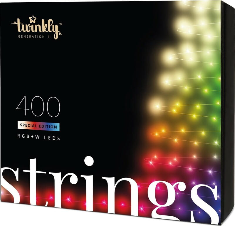 Smart LED гирлянда Twinkly Strings RGBW Gen II (TWS400SPP-BEU) 400LED, 32м, BT+WiFi