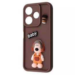 Купить Чeхол-накладка Pretty Things Case для Xiaomi Redmi 13 4G/Poco M6 4G/Note 13R Brown/Baby Чeхол-накладка Pretty Things Case для Xiaomi Redmi 13 4G/Poco M6 4G/Note 13R Brown/Baby