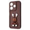 Фото - Чeхол-накладка Pretty Things Case для Xiaomi Redmi 13 4G/Poco M6 4G/Note 13R Brown/Rabbit | click.ua