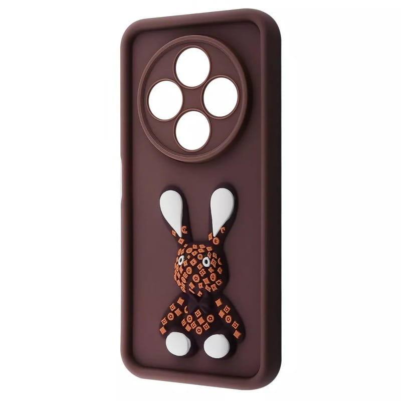 Чeхол-накладка Pretty Things Case для Xiaomi Redmi 14C 4G/Poco C75 Brown/Rabbit