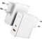 Фото - Мережевий зарядний пристрій Baseus GaN5 Pro (2USB, 5A) 100W White (CCGP090202) + кабель Type-C to Type-C | click.ua