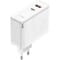 Фото - Мережевий зарядний пристрій Baseus GaN5 Pro (2USB, 5A) 100W White (CCGP090202) + кабель Type-C to Type-C | click.ua